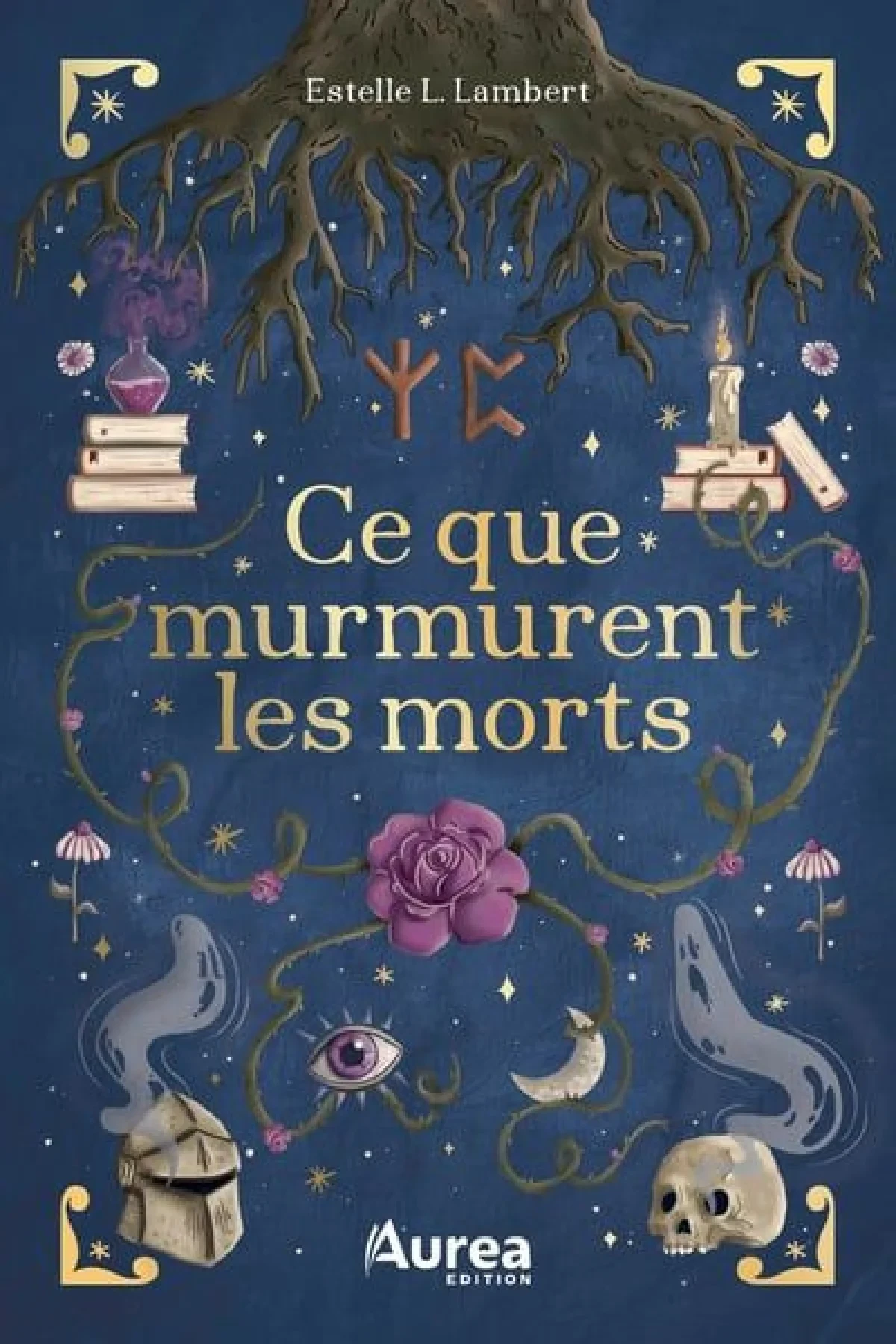 Couverture de Ce que murmurent les morts d'Estelle L. Lambert