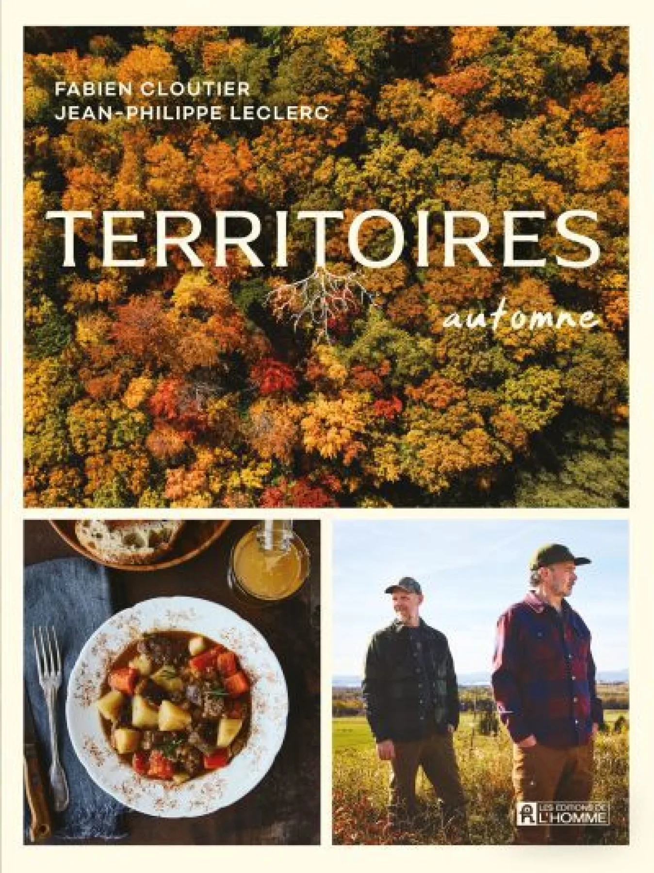 Couverture de Territoires : automne de Fabien Cloutier et Jean-Philippe Leclerc